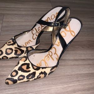 Sam Edelman Dora Genuine Calf Hair Slingback Pump